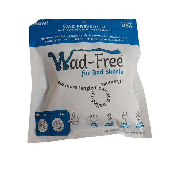 Wad Free, Other, Wad Free For Bed Sheets As Seen On Shark Tank Includes 2  Reusable Wad Preventers